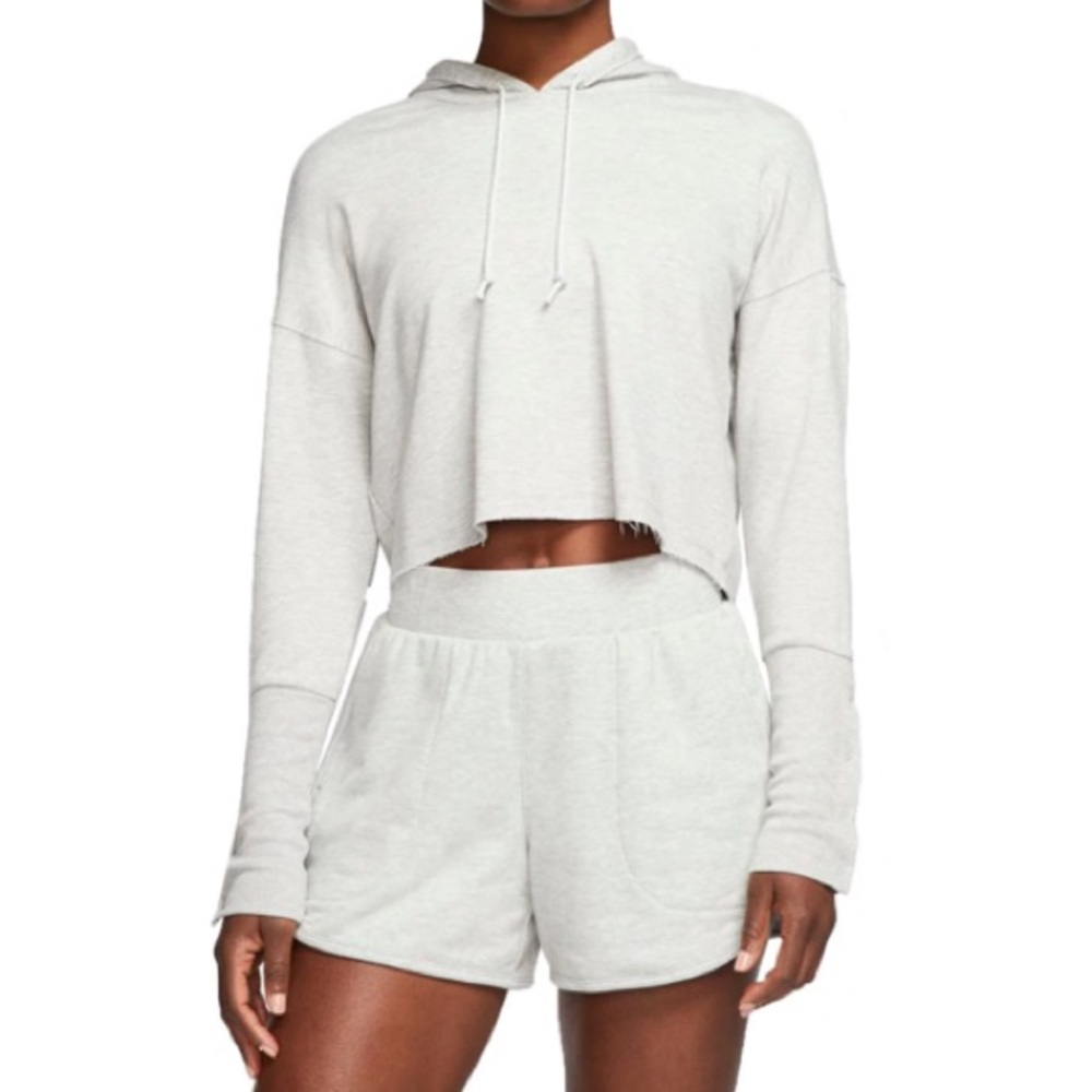 Nike Cropped Luxe Yoga Training Hoodie NWT